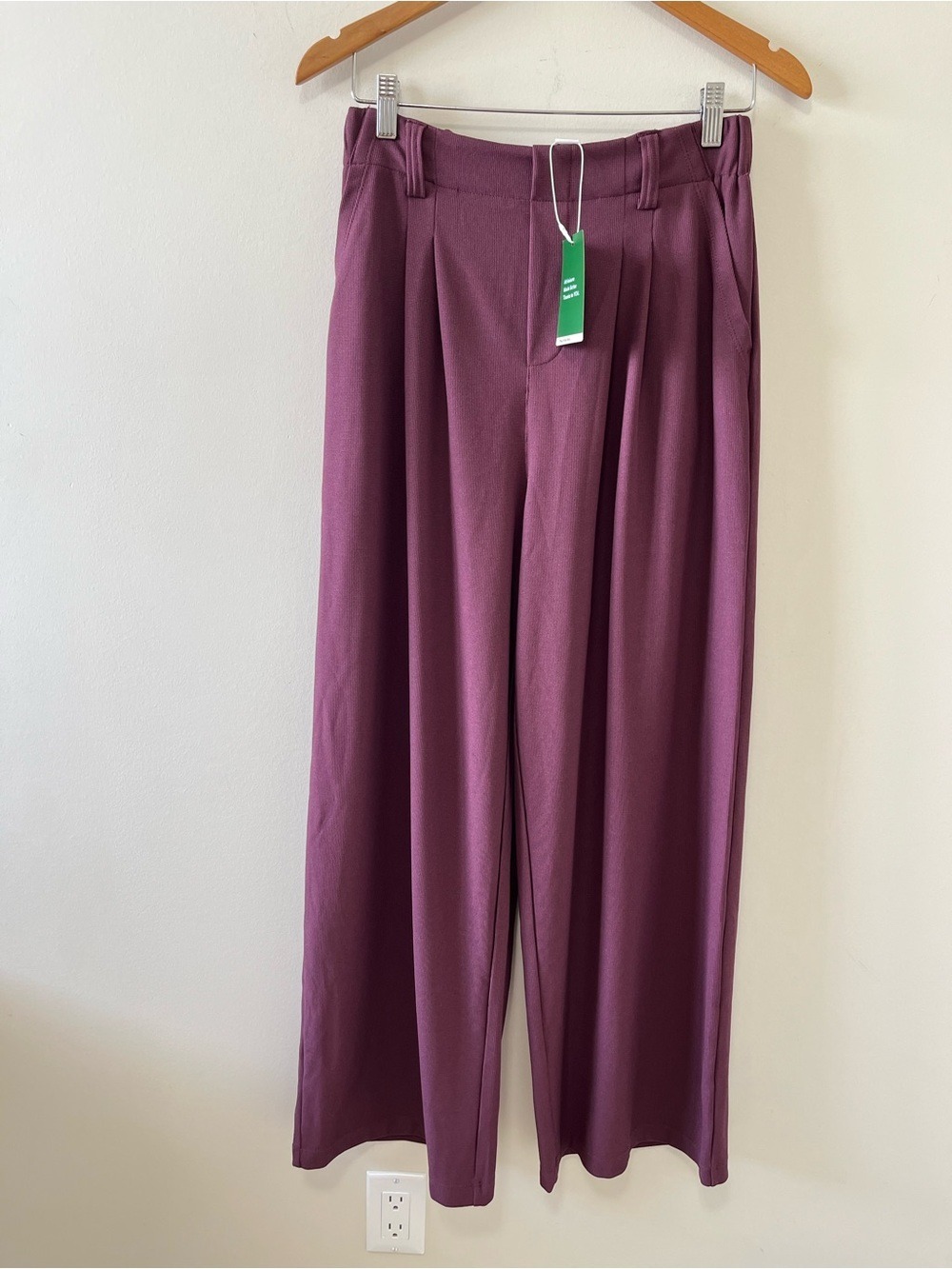 Halara Flex High Waisted Pocket Wide Leg Waffle Work Pants